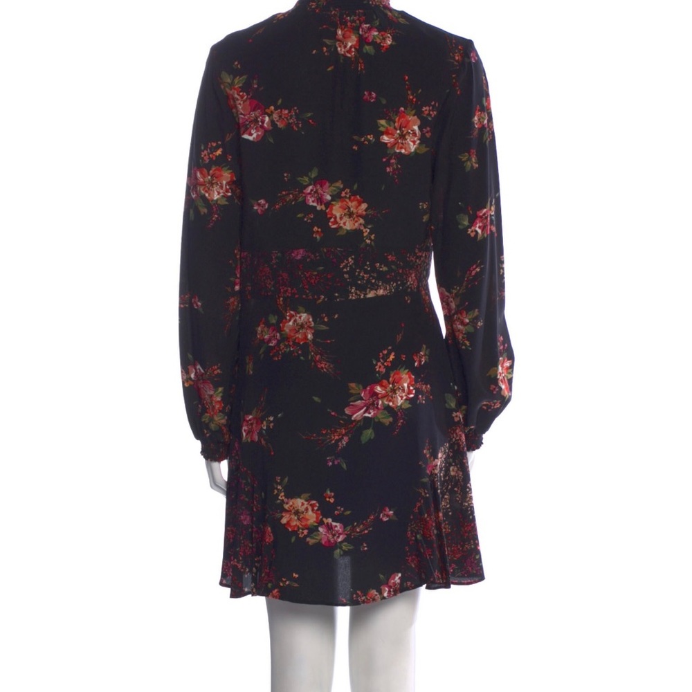 Intermix "Evie" Silk Floral Victorian silk dress - Picture 5 of 6